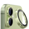 Camera Lens Protector for iPhone 17 6.3" AR+AF 9H Tempered Glass Metal Ring Case-Friendly – Sage Green