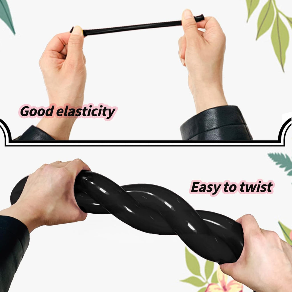 Black Modelling Balloons 100Pcs Thickening Latex Twisting Balloons for Animal Models – Black