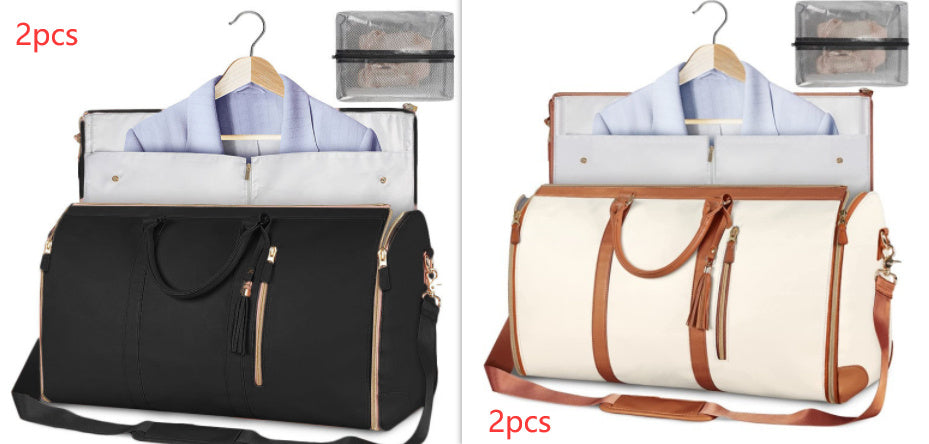👜 Large Travel Duffle Bag – Waterproof Folding Suit & Clothes Tote