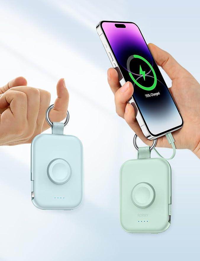 Portable power bank apple watch wireless charger