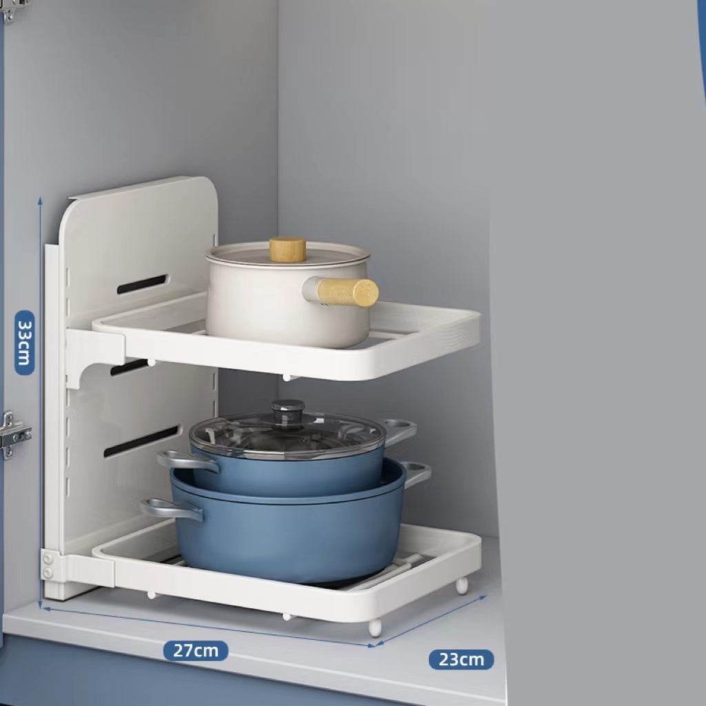 Multi-Layer Under Sink Kitchen Pot Rack