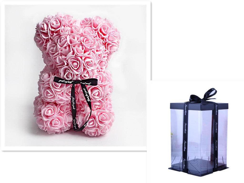 Valentine Foam Forever Rose Teddy Bear