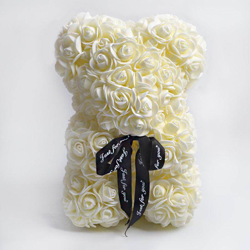 Valentine Foam Forever Rose Teddy Bear
