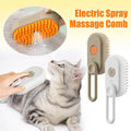 Cat Steam Brush For Massage Pet Grooming Comb