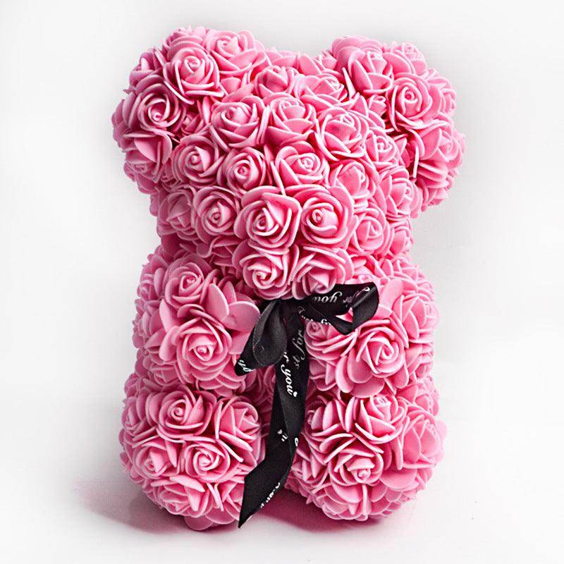 Valentine Foam Forever Rose Teddy Bear