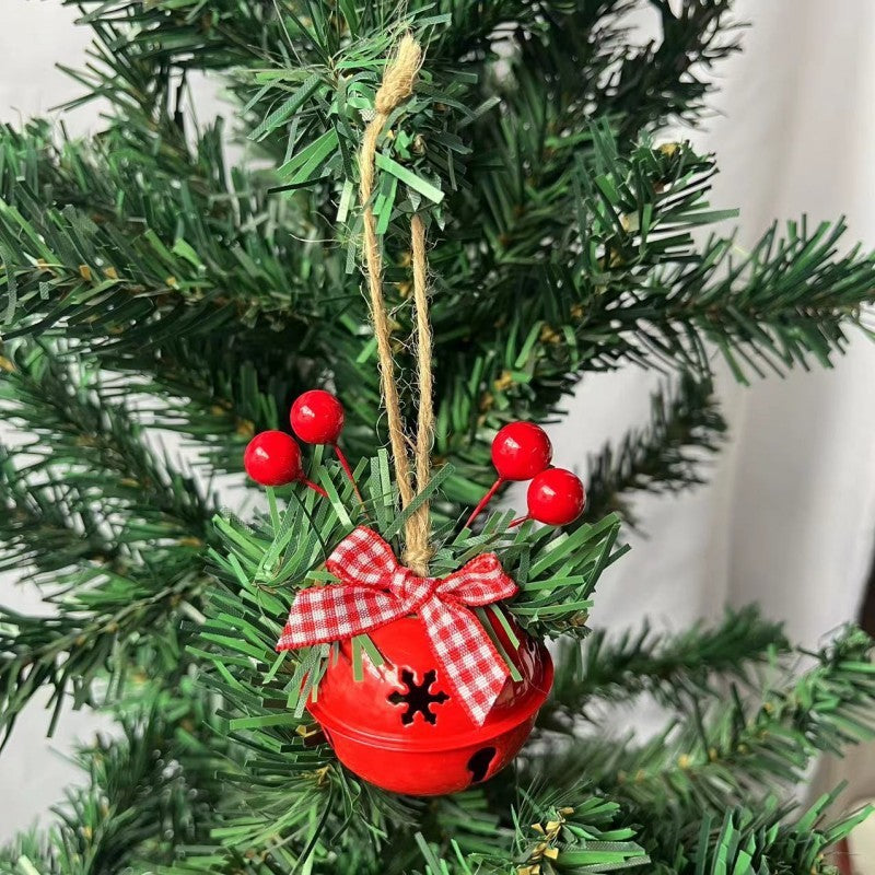 🔔 Jingling Bell Pendant – Hemp Rope Chinese Hawthorn Hanging Décor