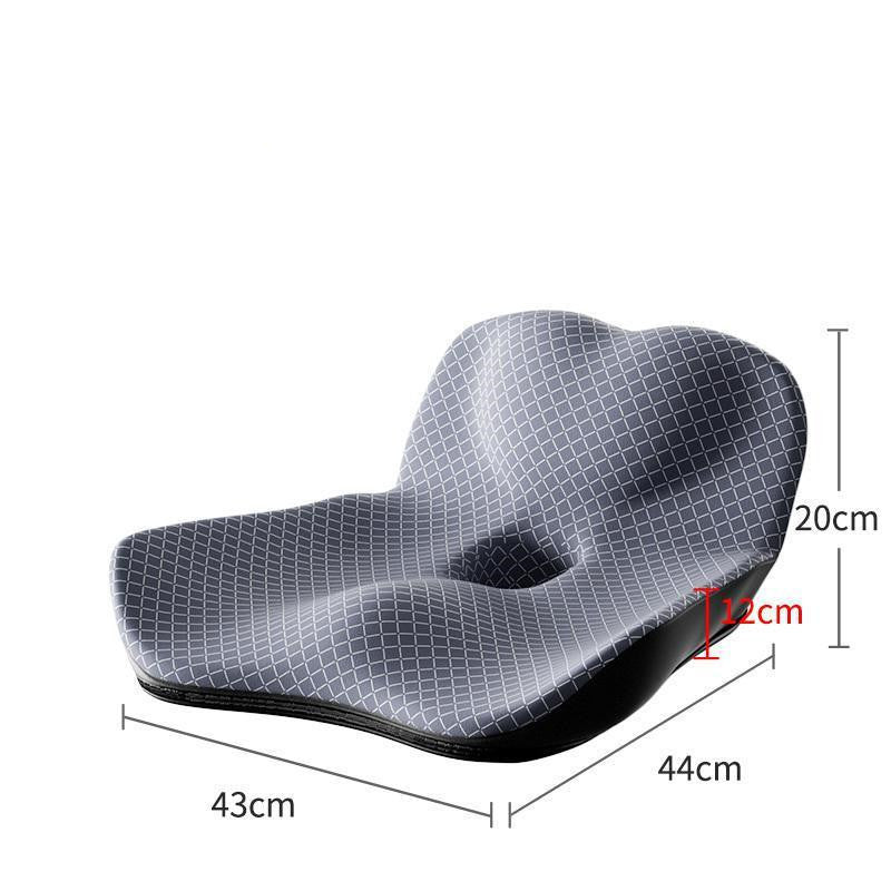 🔥 Heated Cushion with Backrest – Office & Home Ergonomic Seat Pad