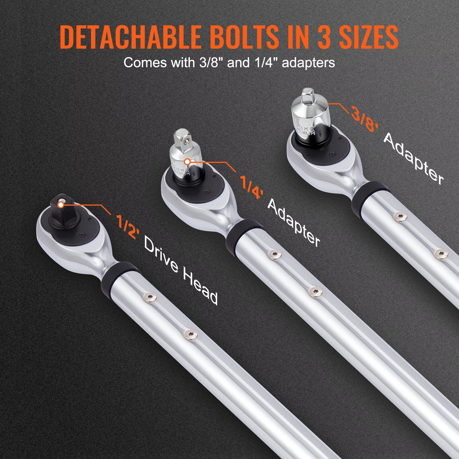 High-Accuracy Digital Torque Wrench 1/2" Drive 25-250 ft.lb
