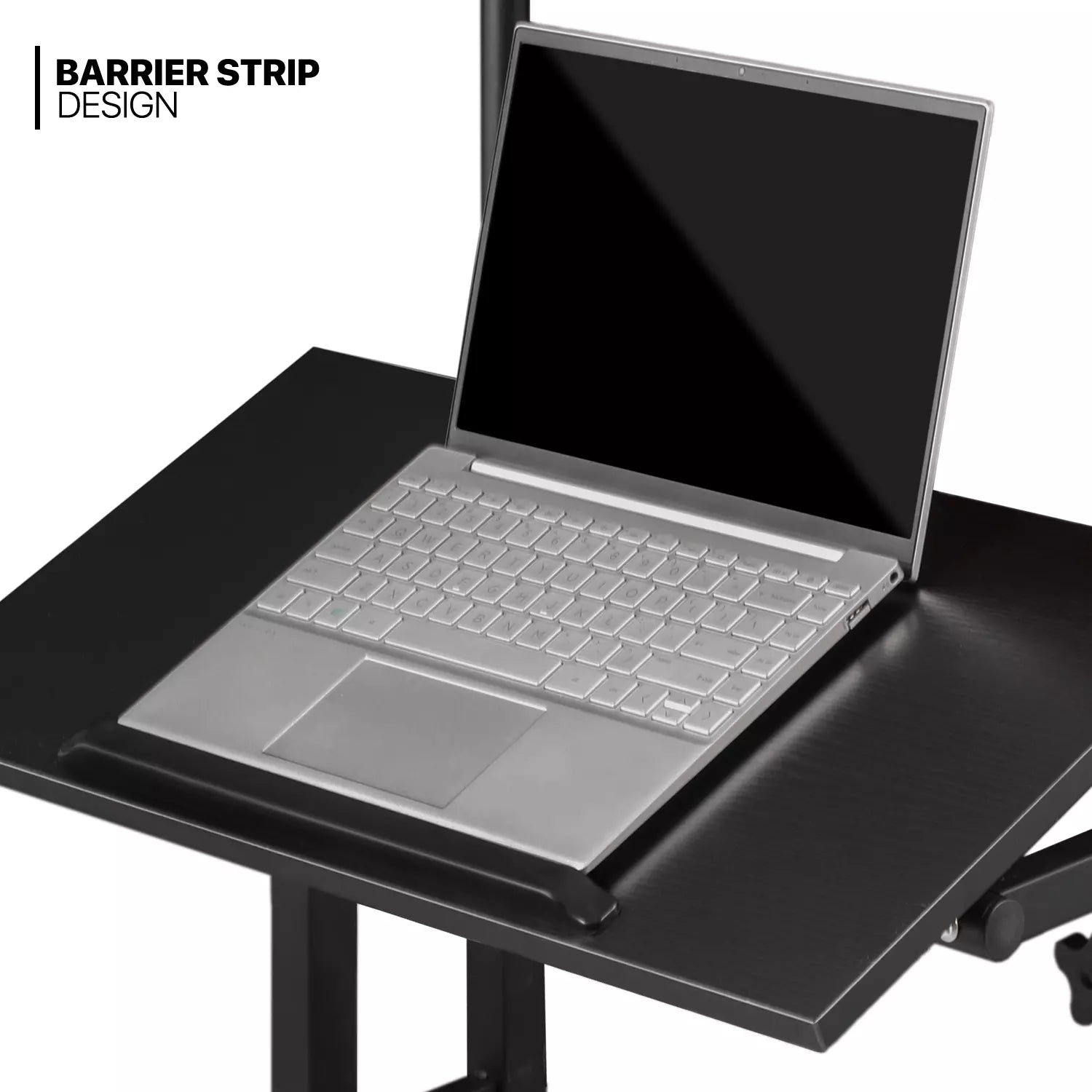 Adjustable Height Mobile Standing Desk Ergonomic Workstation