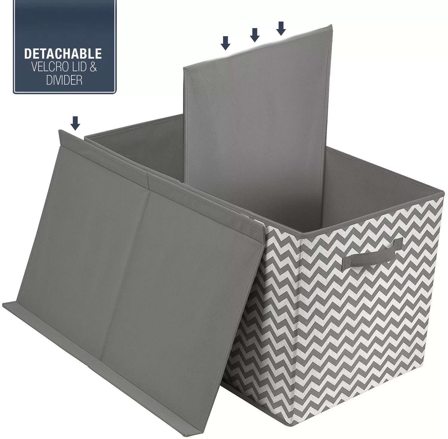 Foldable Toy Chest with Lid Large Storage Box for Kids