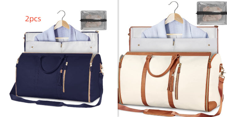 👜 Large Travel Duffle Bag – Waterproof Folding Suit & Clothes Tote