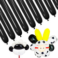 Black Modelling Balloons 100Pcs Thickening Latex Twisting Balloons for Animal Models – Black