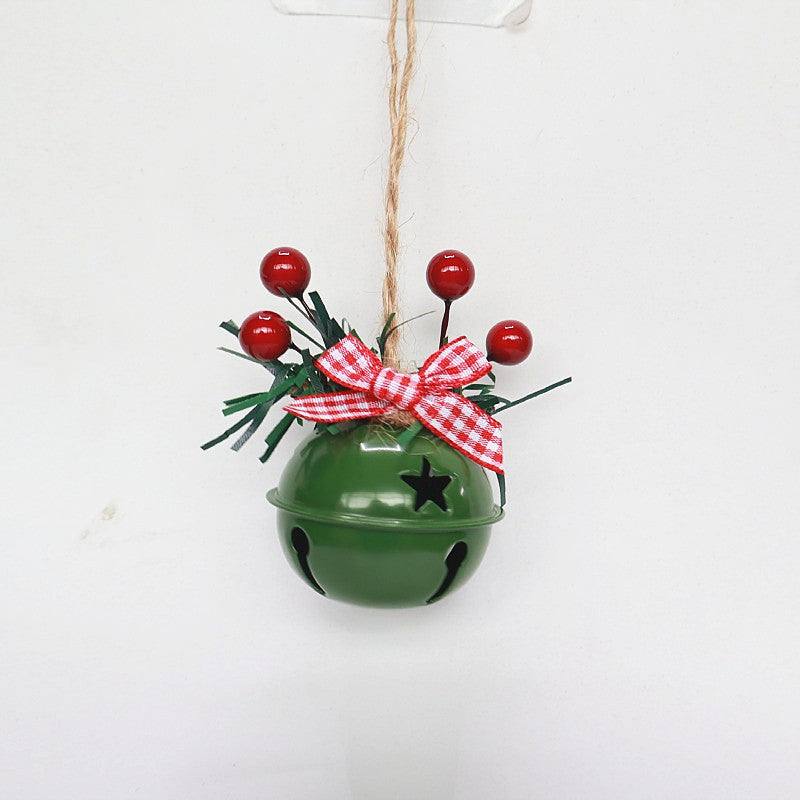 🔔 Jingling Bell Pendant – Hemp Rope Chinese Hawthorn Hanging Décor