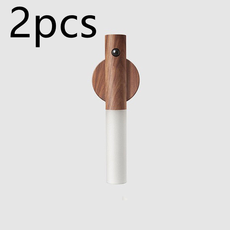 USB Magnetic Wood Motion Night Light