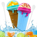 Magic Slushy Maker Cup – 500ml Squeeze & Freeze Smoothie Cup | No Blender Needed