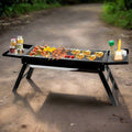 Foldable Charcoal BBQ Grill Stainless Steel Grill