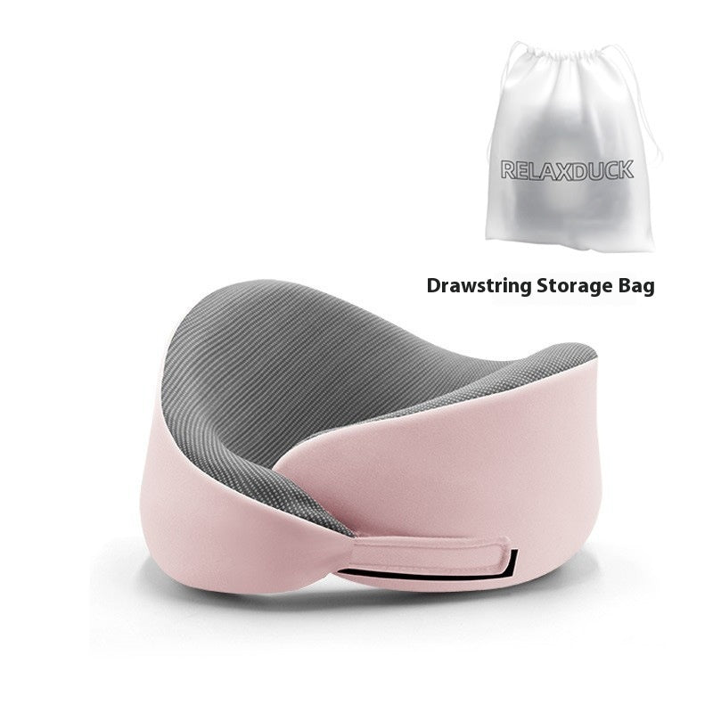 🌟 Adjustable Memory Foam U‑Shaped Travel Neck Pillow