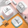 Portable inkless label printer for home use
