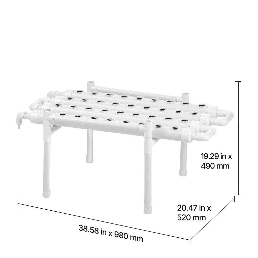 36 Site Hydroponic Growing System Kit Indoor 1 Layer Plant Setup