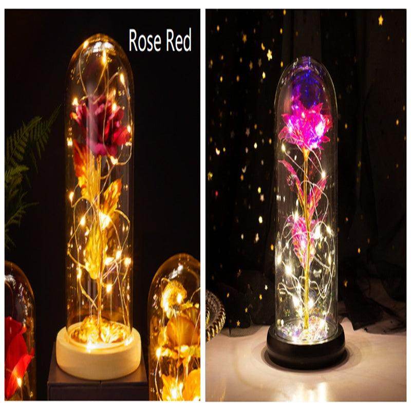 Bouquet Glass Cover Rose | Valentines Gifts for Girlfriend