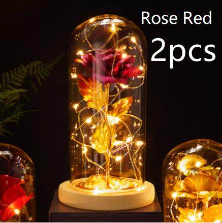 Bouquet Glass Cover Rose | Valentines Gifts for Girlfriend