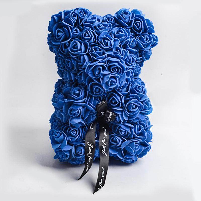 Valentine Foam Forever Rose Teddy Bear