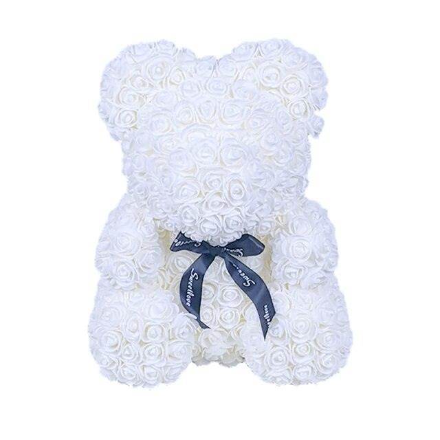 Valentine Foam Forever Rose Teddy Bear