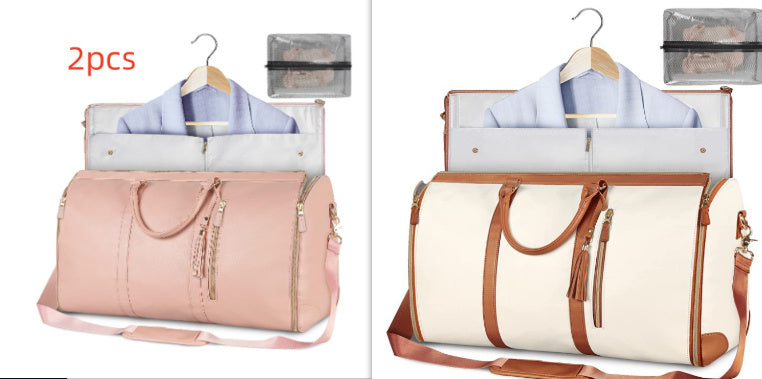 👜 Large Travel Duffle Bag – Waterproof Folding Suit & Clothes Tote