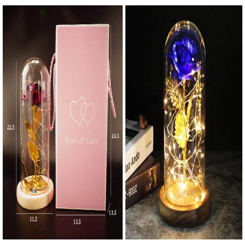 Bouquet Glass Cover Rose | Valentines Gifts for Girlfriend