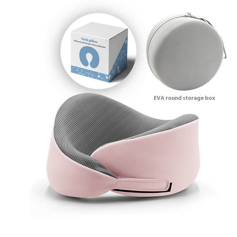 🌟 Adjustable Memory Foam U‑Shaped Travel Neck Pillow