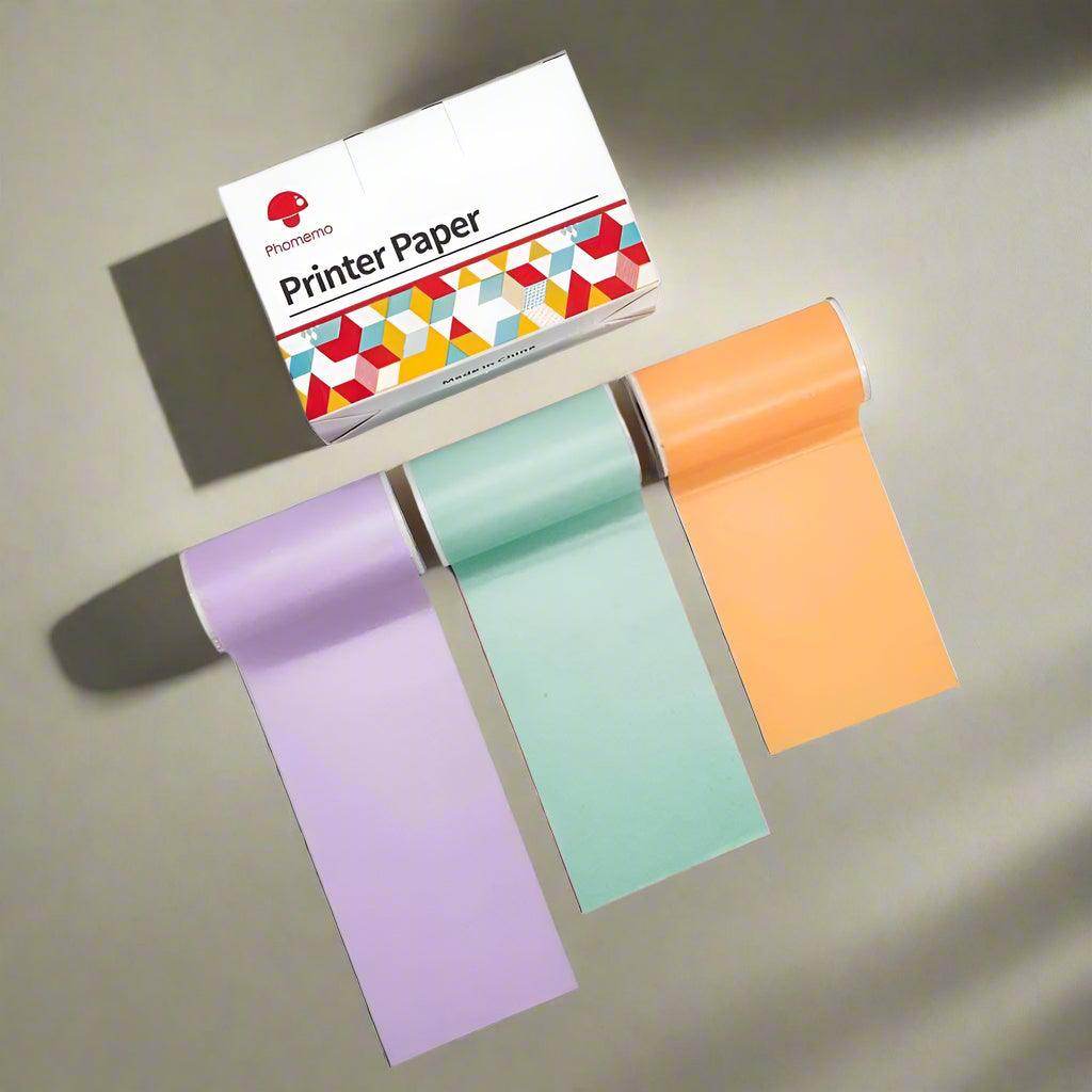 Portable inkless label printer for home use