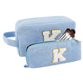 Personalised A–Z Initial Makeup Bag Cosmetic Toiletry Pouch – Initial K