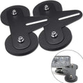 Willpower 2 Piece Magnetic Base LED Light Bar Mounting Bracket, Strong Suction Cup Bracket for Off Road Truck Car Headlight Roof Light Bar.