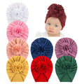 Baby 8-Pack Floral Hair Bows Turban Beanies Headbands Head Wraps Accessories – Multicolour