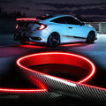 Universal Car Roof Spoiler LED Light Strip Brake/Turn Signal 130cm – Carbon 130cm
