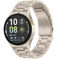 No-Gap Metal Watch Strap 20mm Compatible with Galaxy Watch 4–7 & Classic/Pro – Starlight
