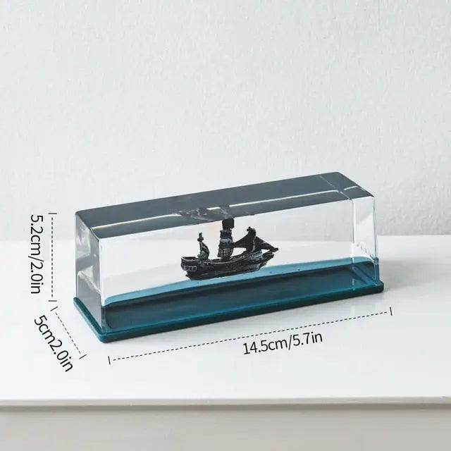 Cruise Ship Decoration Toy Fluid Drift Bottle Titanic Creative Ship