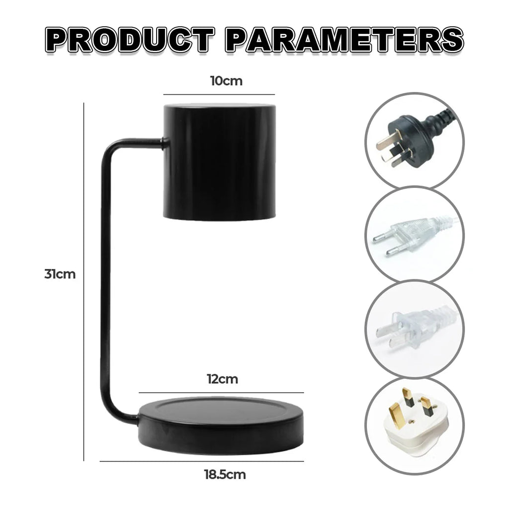 🕯 Candle Warmer Lamp – Touch Control Timer & Dimmer Wax Melt Lamp