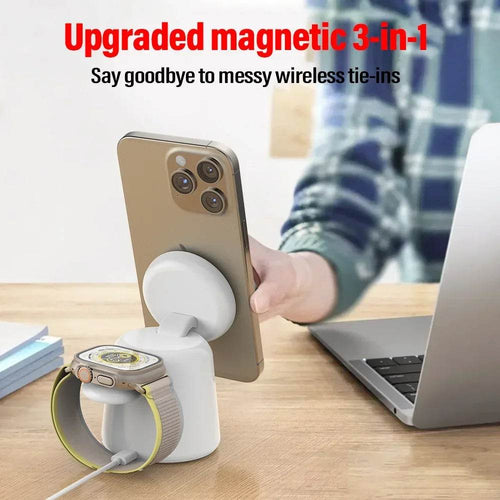3-in-1 Magnetic Wireless Charger Stand