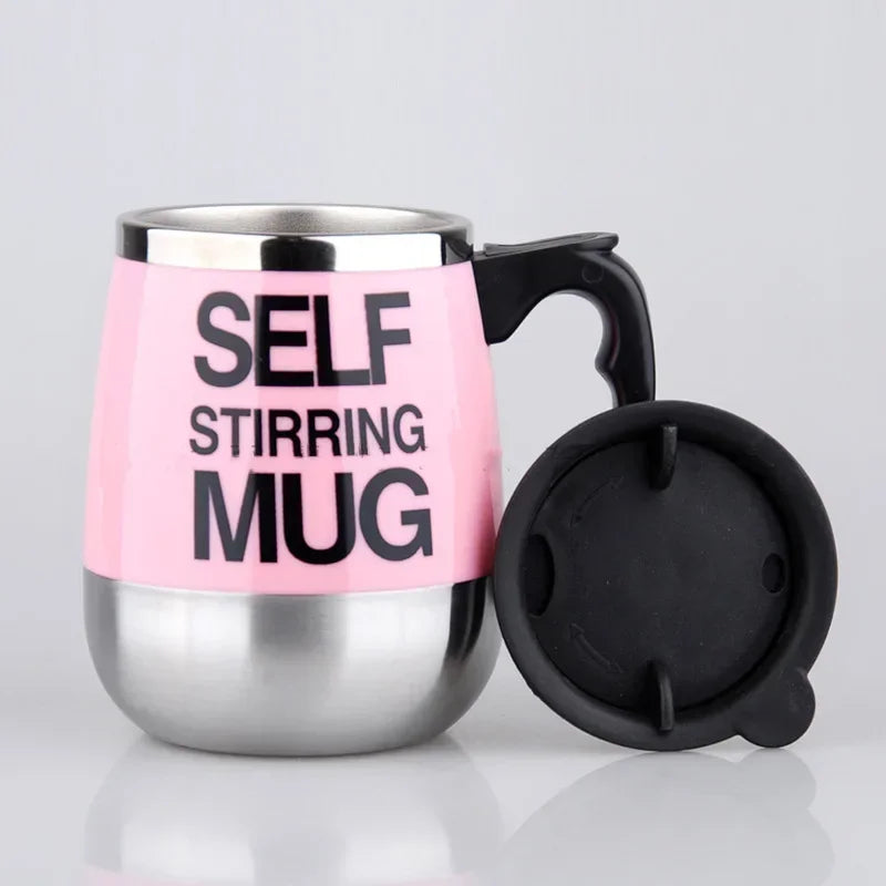 Automatic Self-Stirring Mug with Temperature Display