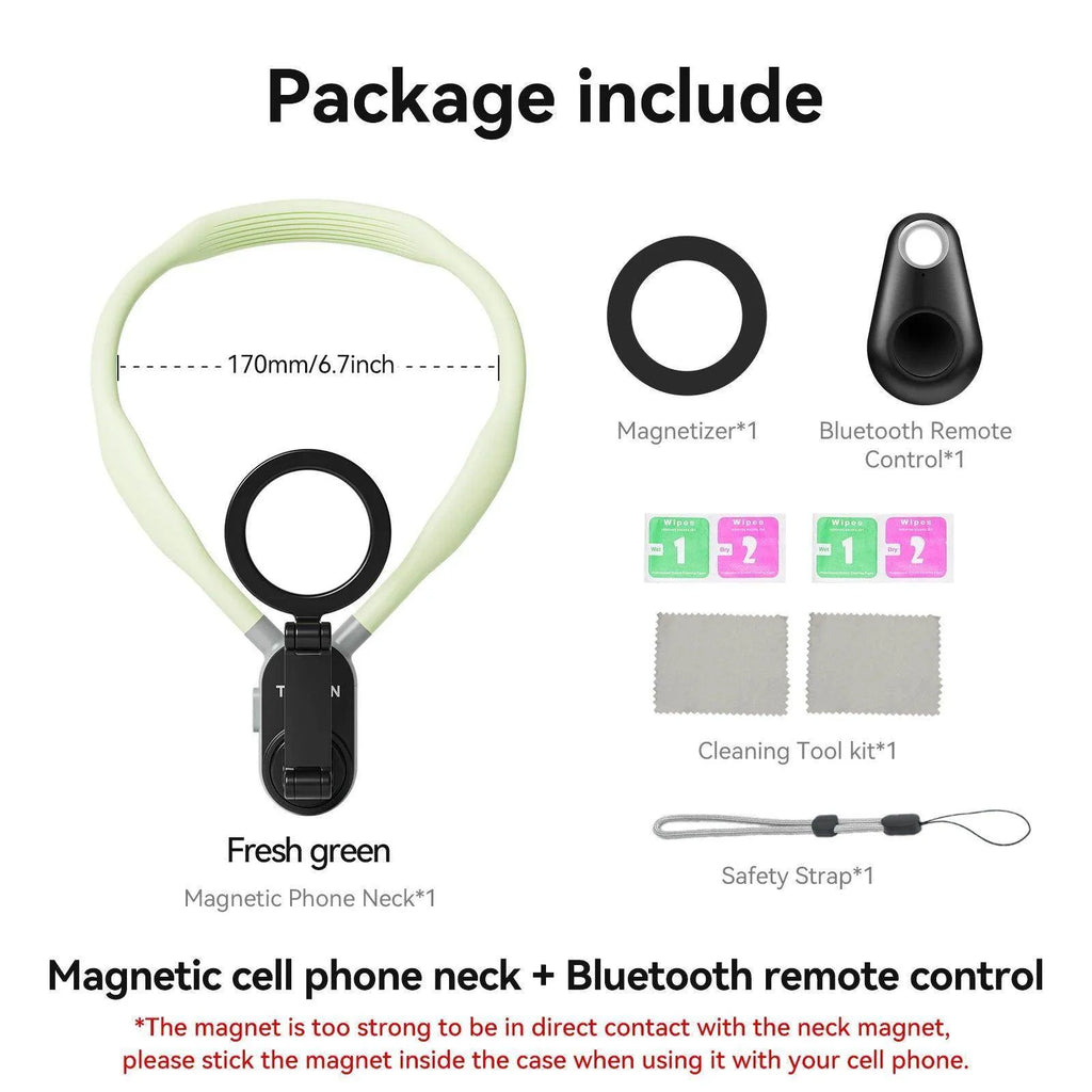 Silicone Magnetic Neck Mount for phone