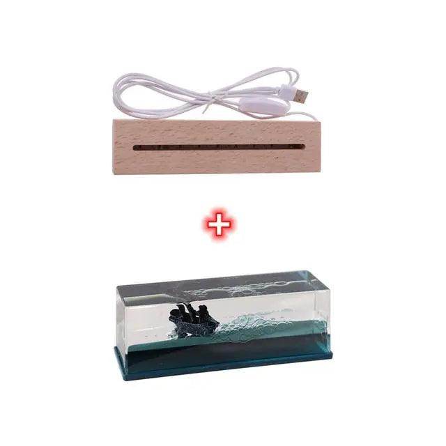 Cruise Ship Decoration Toy Fluid Drift Bottle Titanic Creative Ship