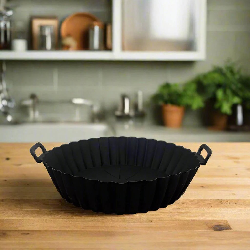 Reusable Silicone Air Fryer Basket – Non-Stick Tray