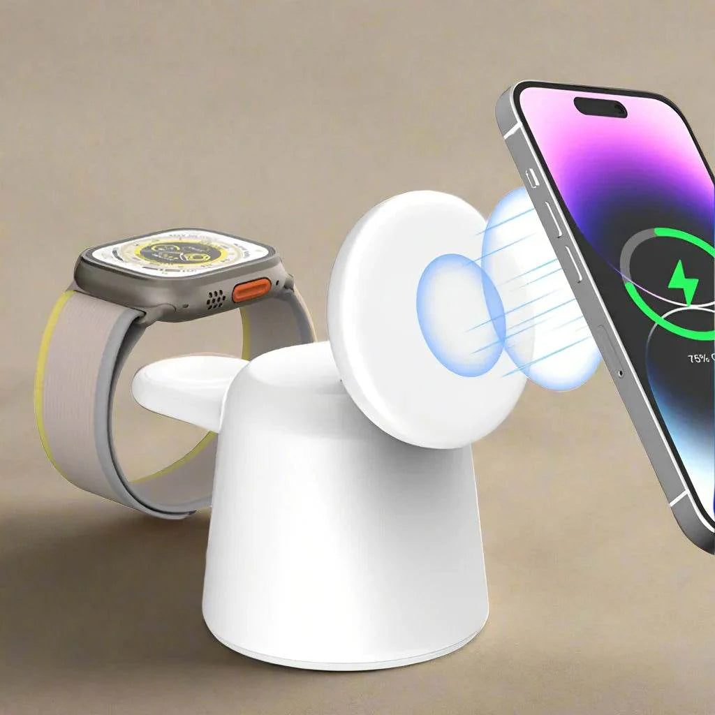 3-in-1 Magnetic Wireless Charger Stand