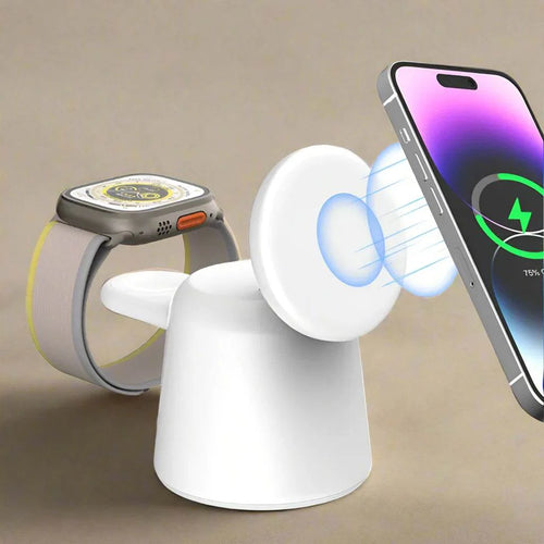 3-in-1 Magnetic Wireless Charger Stand