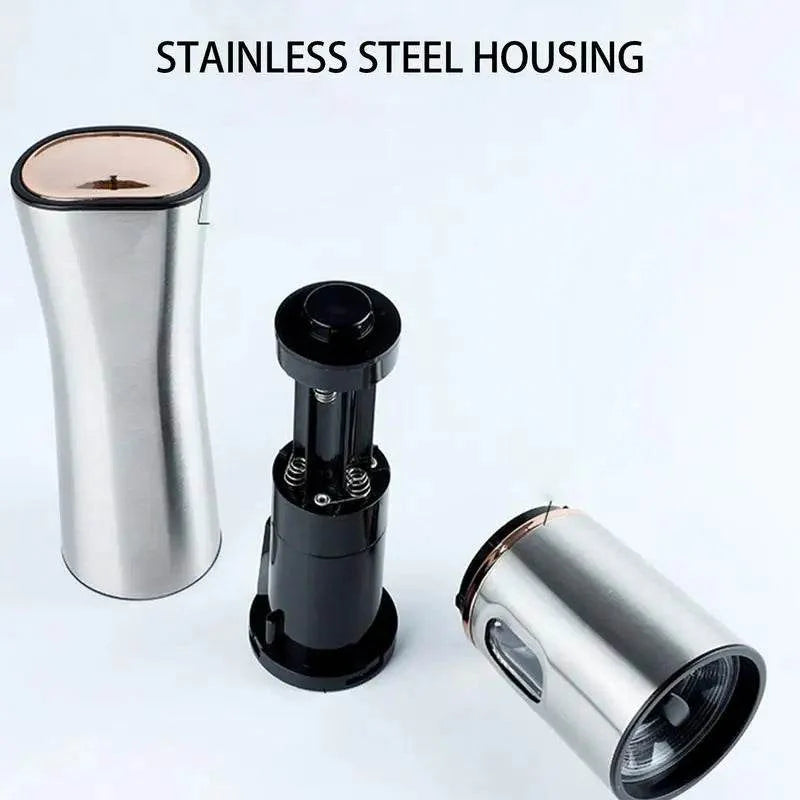Battery-Powered Electric Salt and Pepper Grinder