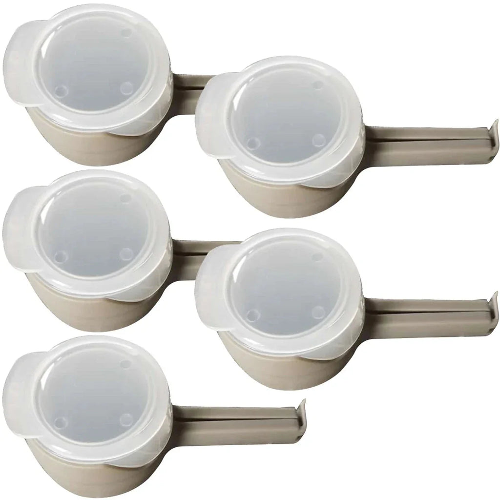 🥨 Food Storage Bag Sealing Clips with Pour Spouts