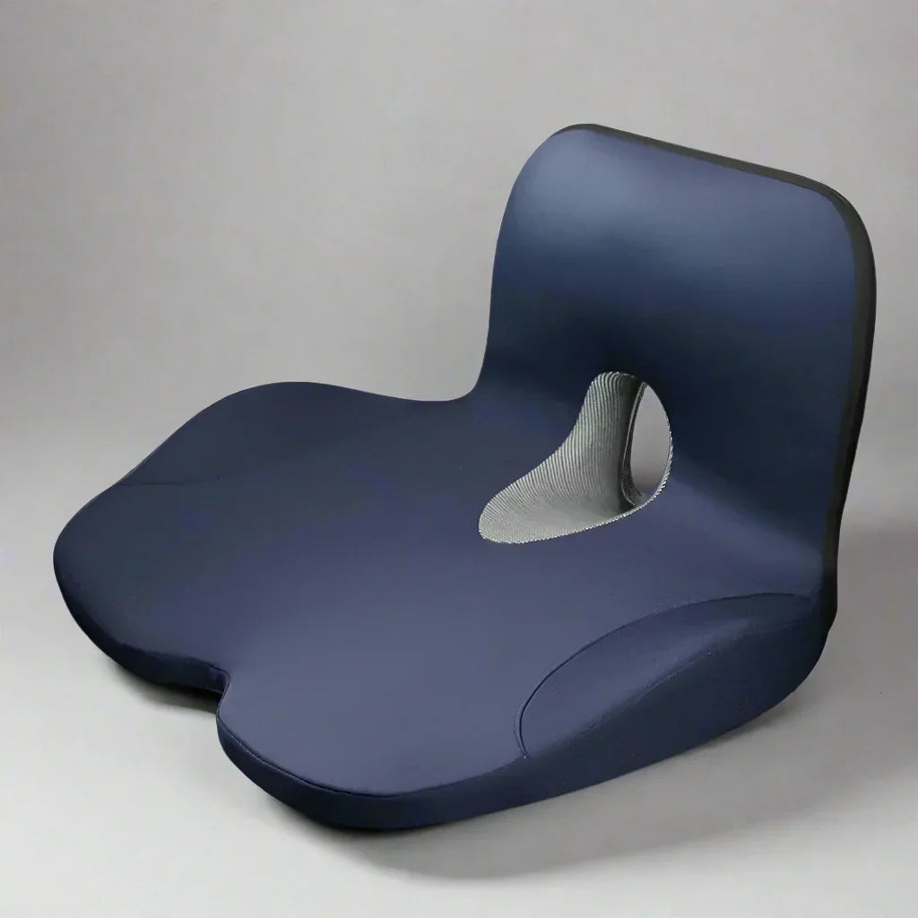🪑 Memory Foam Seat Cushion & Back Support Pillow Set