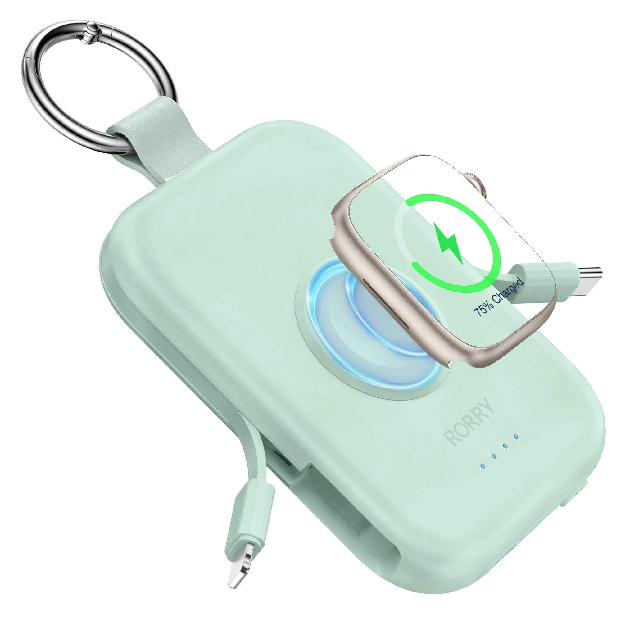 Portable power bank apple watch wireless charger