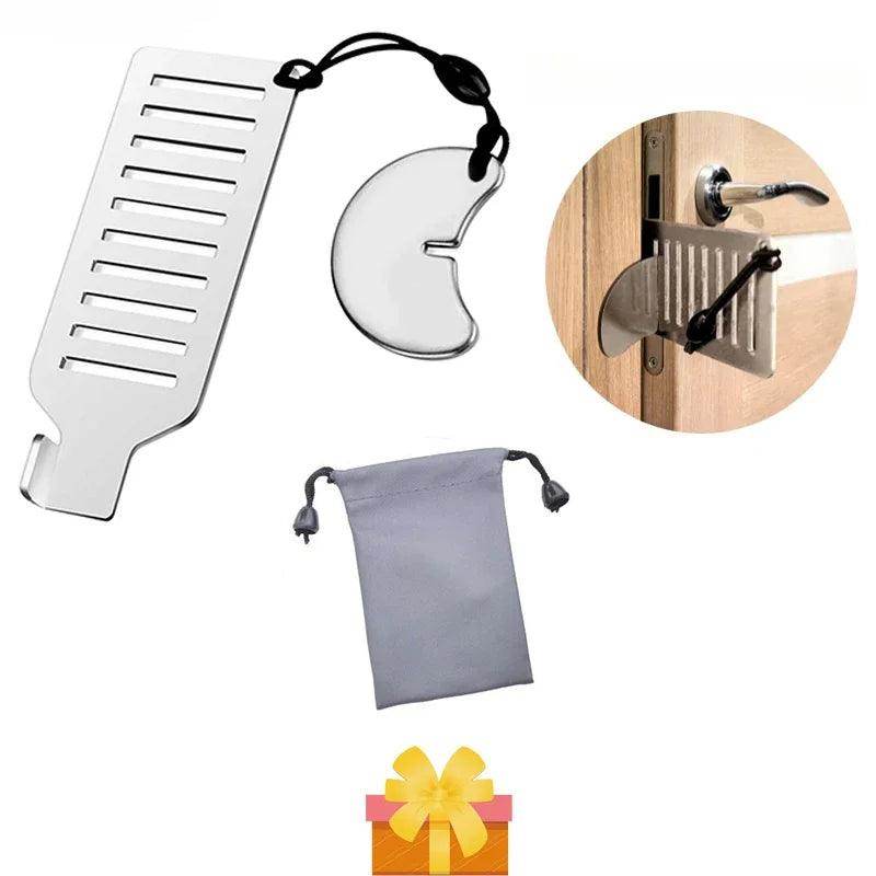 Portable lock for hotel room Travel Anti-theft Door Stopper